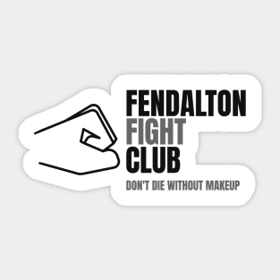 Fendalton Fight Club Sticker